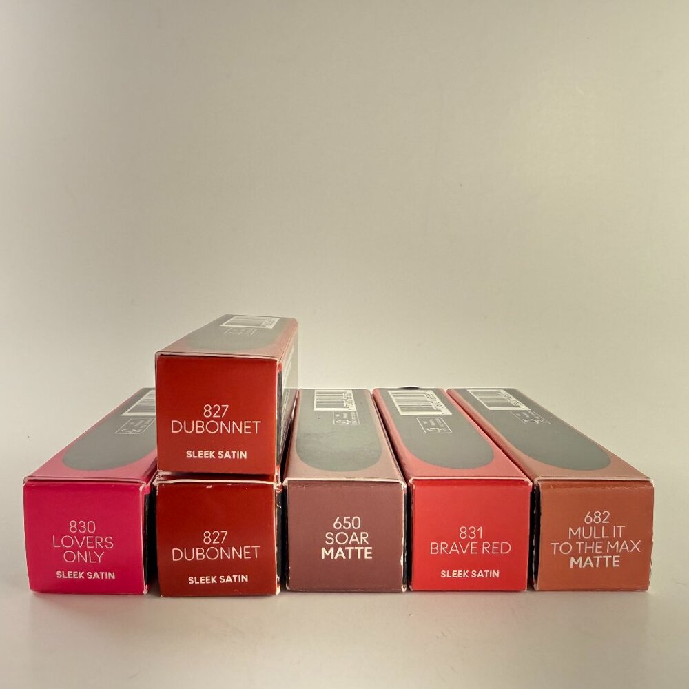 Mac Lipstick Lot of 6 Brand New Unused